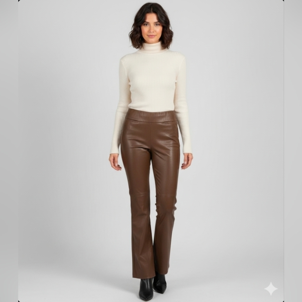 Citizens Of Humanity Colette Leather Pants Lambskin Size 28/6 Style #1909